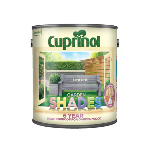 Cuprinol Garden Shades Silver Birch 2.5L Kilmurray's Hardware